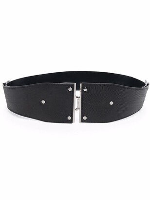 Gucci Pre-Owned 2000s Hook Fastening Leather Belt
