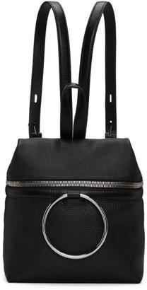Kara SSENSE Exclusive Black Small Ring Leather Backpack