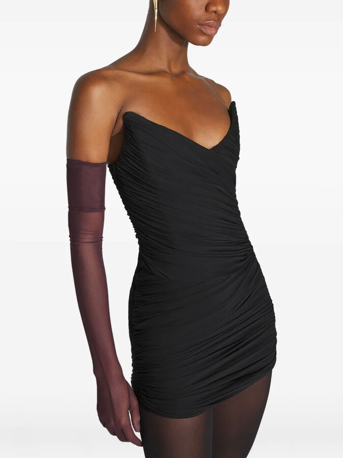 Thierry Mugler Draped Mini Dress