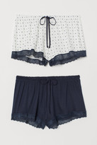 Thumbnail for your product : H&M 2-pack pyjama shorts