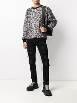 Thumbnail for your product : Philipp Plein Biker Destroyed skinny jeans