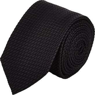 Drakes Men's Grenadine Necktie - Black