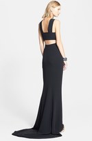 Thumbnail for your product : Stella McCartney Cutout Detail Stretch Cady Gown