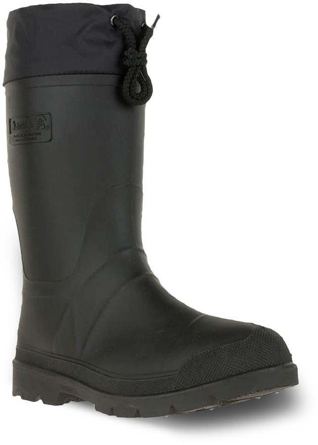 kamik lars lo men's waterproof rain boots