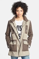 Thumbnail for your product : DKNY Two-Tone Cotton Anorak
