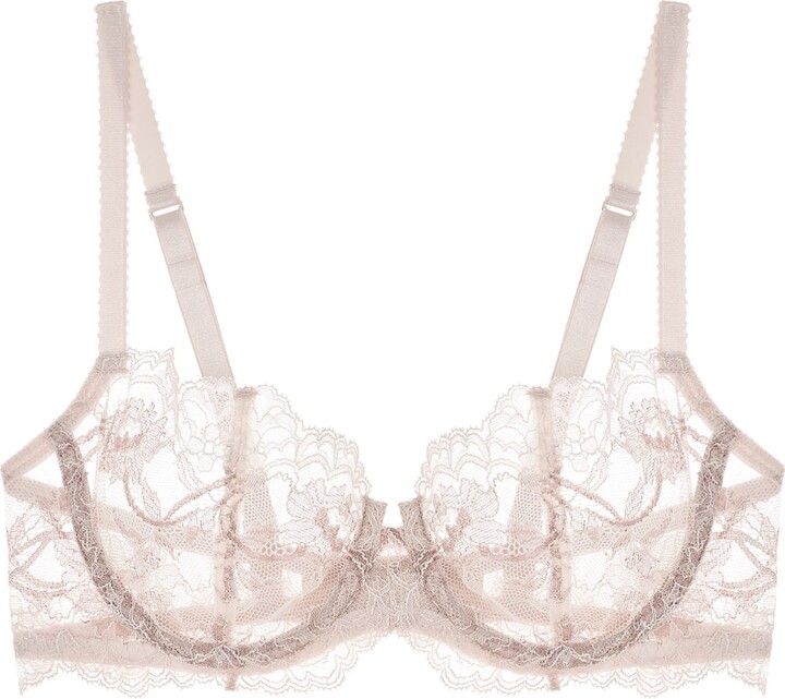 Journelle Neutrals Anais Low Balconette Bra Petal
