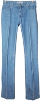 Thumbnail for your product : Veronique Branquinho Blue Cotton Jeans
