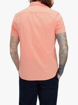 Thumbnail for your product : Ted Baker Kostume Short Sleeve Shirt, Orange Coral