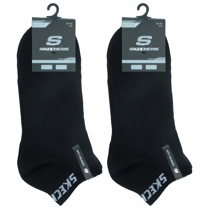 skechers trainer socks mens