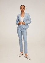 Thumbnail for your product : MANGO Structured suit blazer olive green - 2 - Women