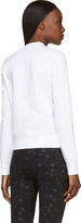Thumbnail for your product : DSQUARED2 White Tweed Logo Sweatshirt