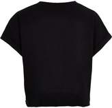 Thumbnail for your product : River Island Girls black unicorn print cropped T-shirt