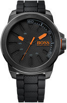 Thumbnail for your product : BOSS ORANGE Men's Black Silicone Strap Watch 50mm 1513004