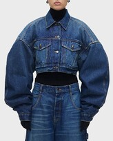 Thumbnail for your product : Marc Jacobs Cropped Denim Jacket