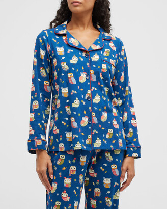 Bedhead Pajamas Owl-Print Organic Cotton Pajama Set