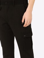 Thumbnail for your product : Dolce & Gabbana Mid-Rise Wool Cargo Trousers