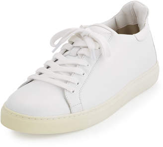 Sophia Webster Bibi Butterfly Leather Low-Top Sneaker, White