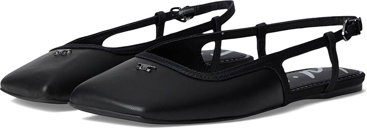 Circus NY by Sam Edelman Allie Women's Flat Shoes Black Leather : 6 M Leather/Rubber
