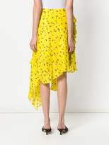 Thumbnail for your product : Preen by Thornton Bregazzi asymmetric floral skirt