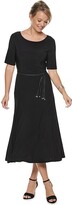 Thumbnail for your product : Nina Leonard Women's Solid Midi Dress