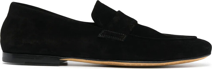 Officine Creative Suede Penny Loafers