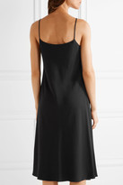 Thumbnail for your product : The Row Gibbons Crepe Midi Dress - Black