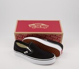 Thumbnail for your product : Vans Classic Slip On Trainers Black White Fl21