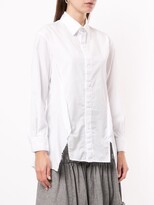 Thumbnail for your product : Yohji Yamamoto Asymmetric Fitted Shirt