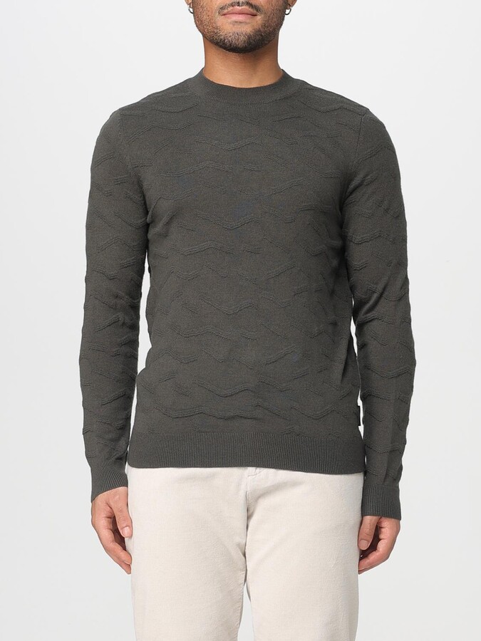 Armani Exchange Sweater Men color Sage