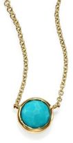 Thumbnail for your product : Ippolita Lollipop Turquoise & 18K Yellow Gold Mini Pendant Necklace