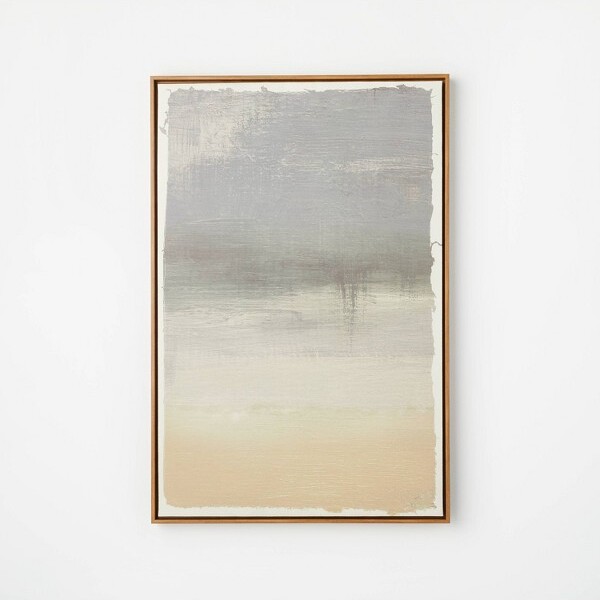 Threshold designed w/Studio McGee 24" x 36" Tonal Oil Painting Framed