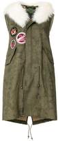 Thumbnail for your product : Mr & Mrs Italy sleeveless patch parka