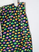 Thumbnail for your product : Mc2 Saint Barth Kids TEEN fish-print swim shorts