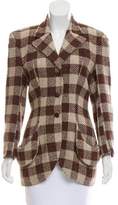 Thumbnail for your product : Norma Kamali Structured Wool Blazer