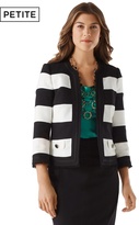 Thumbnail for your product : White House Black Market Petite Textured Stripe Jacket