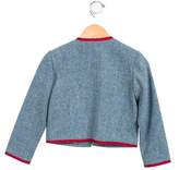 Thumbnail for your product : Oscar de la Renta Girls' Tweed Grosgrain-Trimmed Jacket