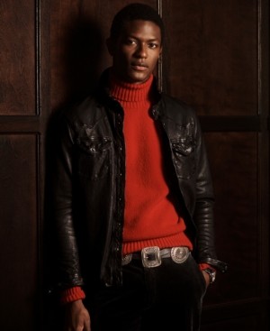 polo leather shirt jacket