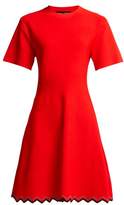 Thumbnail for your product : Proenza Schouler Zigzag-hem Stretch-knit Dress - Womens - Red
