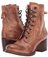 ladies tan lace up boots