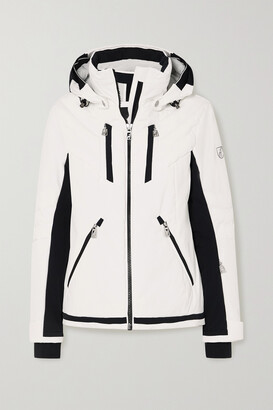 Toni Sailer Henni Hooded Two-tone Ski Jacket - White - ShopStyle