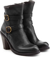 Thumbnail for your product : Fiorentini+Baker Leather Double Strap Ankle Boots