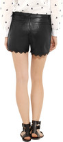 Thumbnail for your product : ALICE by Temperley Libre laser-cut leather shorts