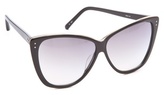 Thumbnail for your product : Linda Farrow luxe Square Cat Eye Sunglasses