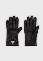 Thumbnail for your product : Emporio Armani Sheepskin Gloves With Studs