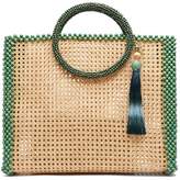 Thumbnail for your product : Rosantica Elle Wooden-bead Tote Bag - Womens - Green Multi