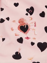 Thumbnail for your product : Borgo de Nor Sandra Heart Polka Dot Halter Tiered A-Line Dress