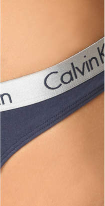 Calvin Klein Underwear 3 Pack Radiant Cotton Thongs
