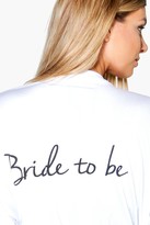 Thumbnail for your product : boohoo Bride Slogan Slinky Robe