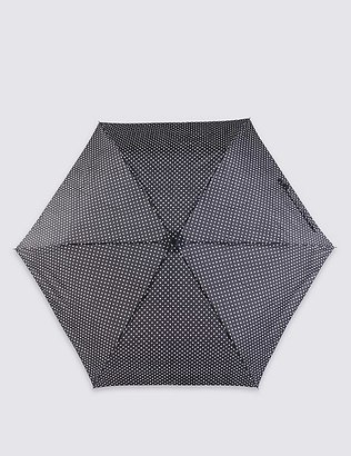Marks and Spencer Mini Polka Dot Compact Umbrella with StormwearTM
