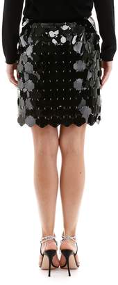 Paco Rabanne Sequins Mini Skirt